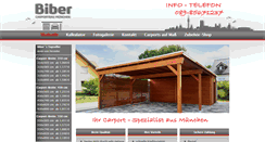 Desktop Screenshot of carport-muenchen.com